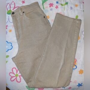 Gloria Vanderbilt Khaki Jeans Size 8